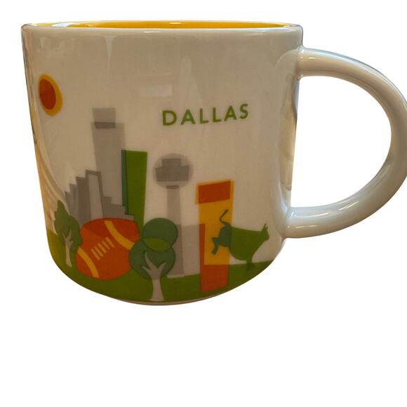 DALLAS Starbucks 2016 You Are Here Collection 14oz Mug - Picture 1 of 5
